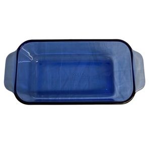 Pyrex Cobalt Blue Glass 1.5 Quart Baking Loaf Dish Pan